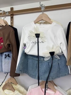 2 Piece Denim Outfit For Girls B