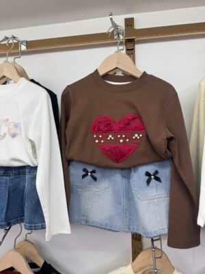 2 Piece Denim Outfit For Girls E